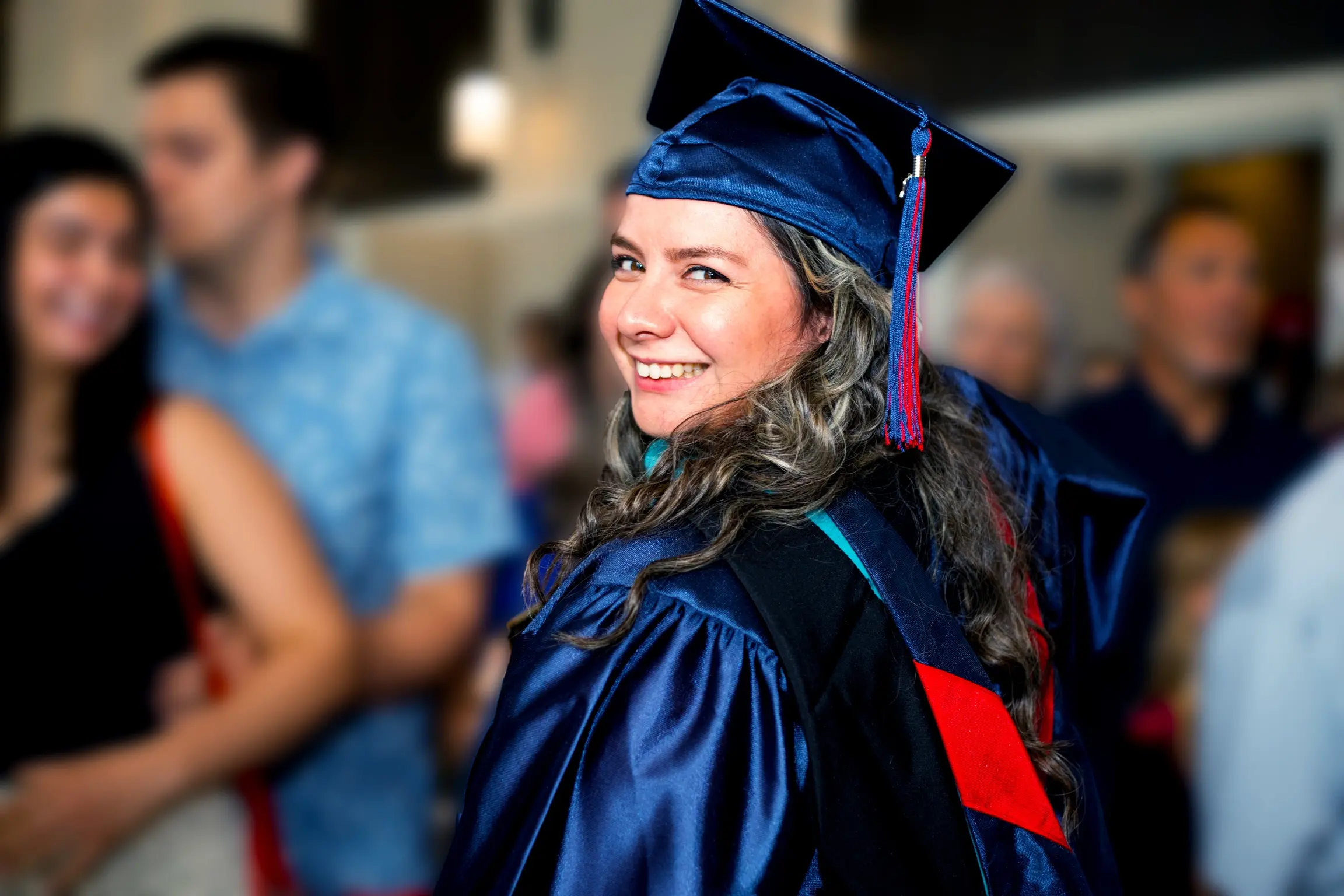 Hodges alum at graduation